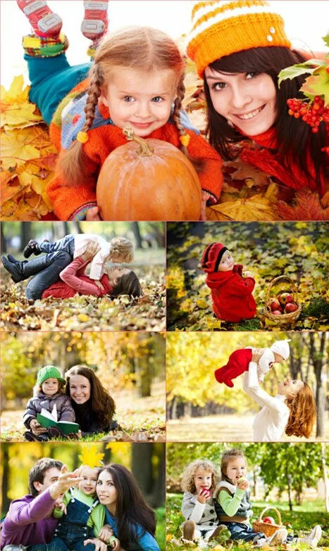 Фотосток - Осень и Семья Autumn and Family
